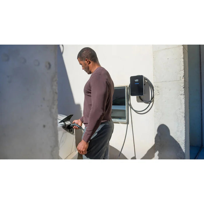 Cargador de coche V2C Trydan 7.4kW Monofásico. Con cable de 10 Metros